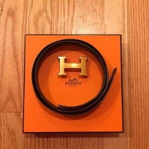100% Authentic- Hermès H Belt 🍊